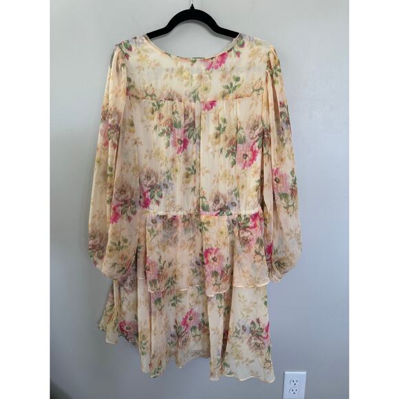 NWOT Women’s Ted Baker Tamziy V-Neck Tie Front Mini Dress SZ 6 / US 14 - Picture 8 of 8